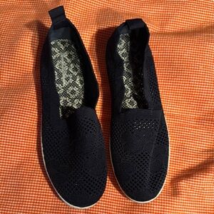 Women's Navy Slip-On Shoes